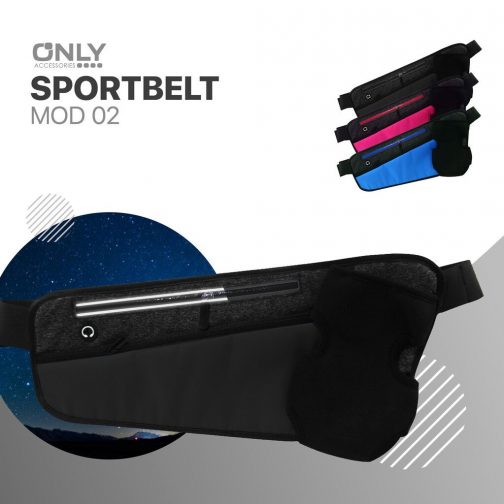 Sportbelt mod 02 - cinto + portabotella - negro