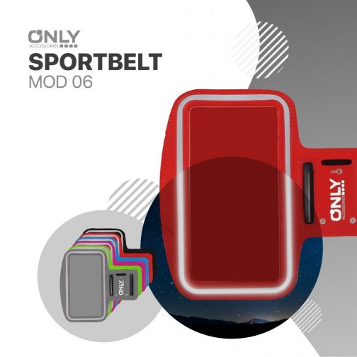 Sportbelt mod 06 - brazalete porta cel 5,5'' - rojo